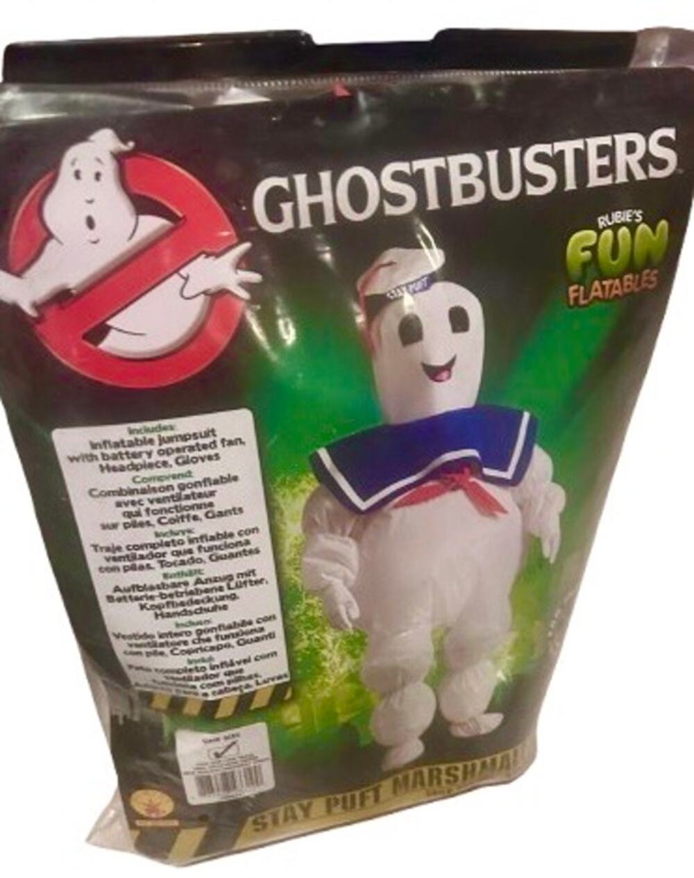 Ghostbusters "Fun Flatables" Stay Puft Marshmallow Man inflatable Costume- CHILD